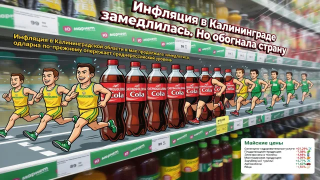 Инфляция в Калининграде замедлилась. Но обогнала страну